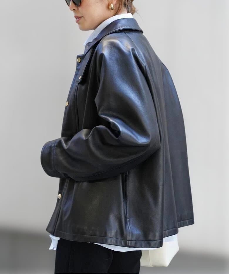 ドゥーズィエムクラス　新品タグ付き　CINQUANTA レザーブルゾン