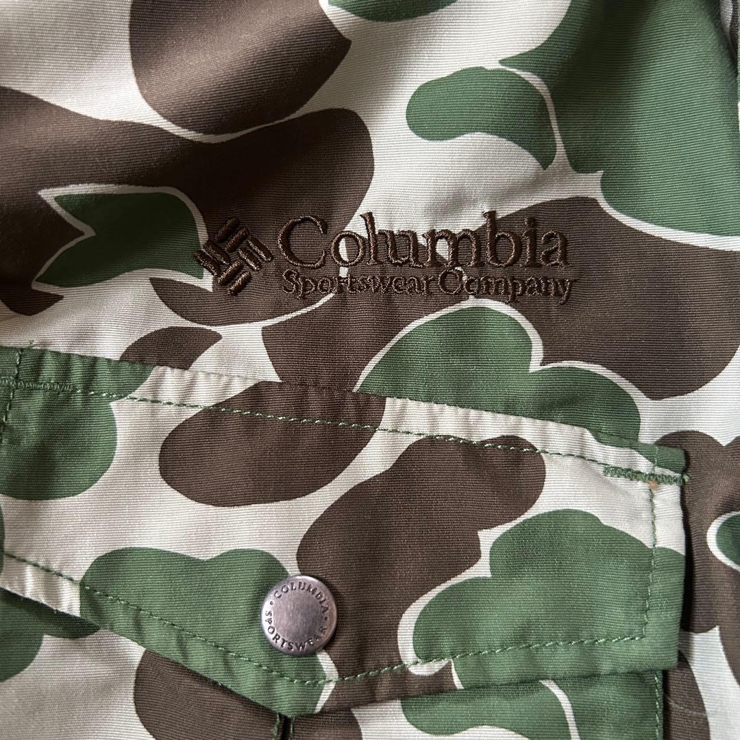 00s コロンビア チタニウム ダックハンターカモ　マウンテンパーカー 迷彩