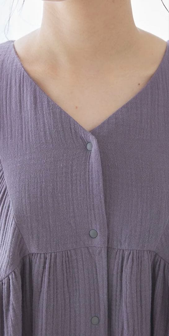 【新品・未使用】gelato pique マタニティガーゼワンピース（ミント）