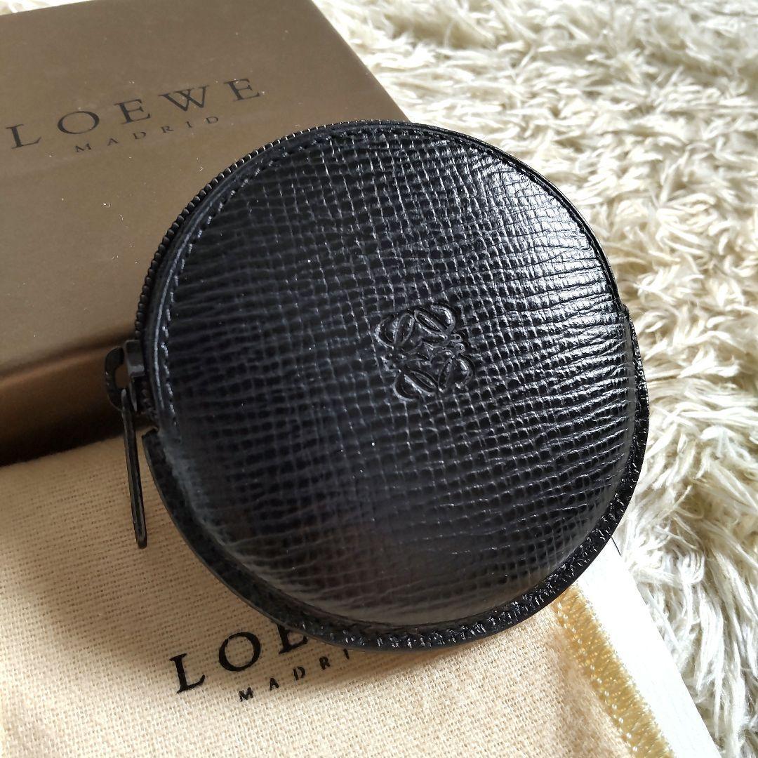 新品未使用✨ロエベ　LOEWE ケース ブラック アナグラム　黒　レザー