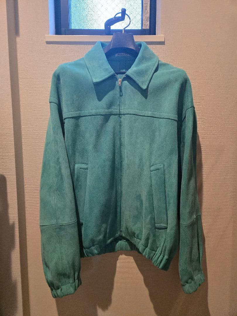 ジャケット・アウター Auralee 25ss lamb suede zip blouson