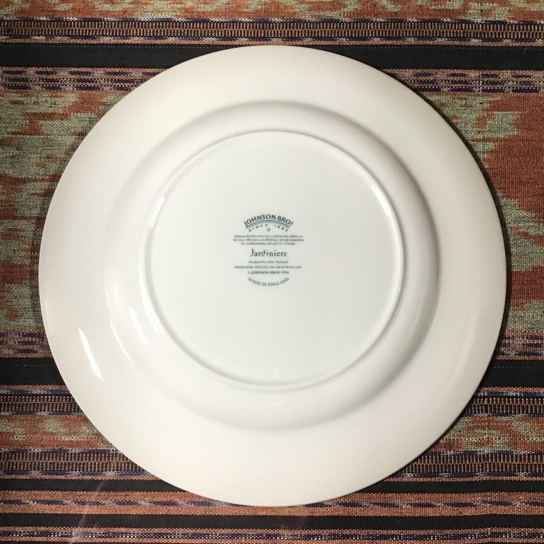JOHNSON BRO.S 『jardiniere』　ディナープレート　4枚