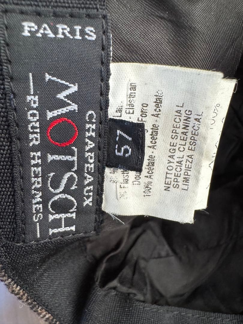 HERMES エルメス　セリエボタン　MOTSCH モッチ　キャップ　帽子