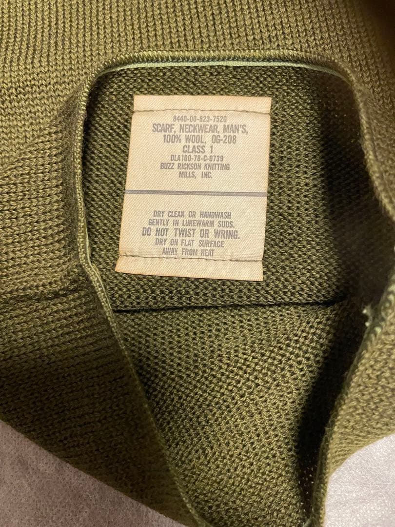 小物 BUZZ RICKSON'S WOOL SCARF NECKWEAR