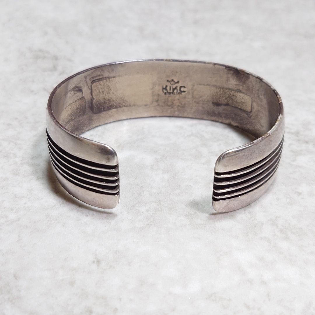 NAVAJO ナバホ Ray King ターコイズバングル SILVER925