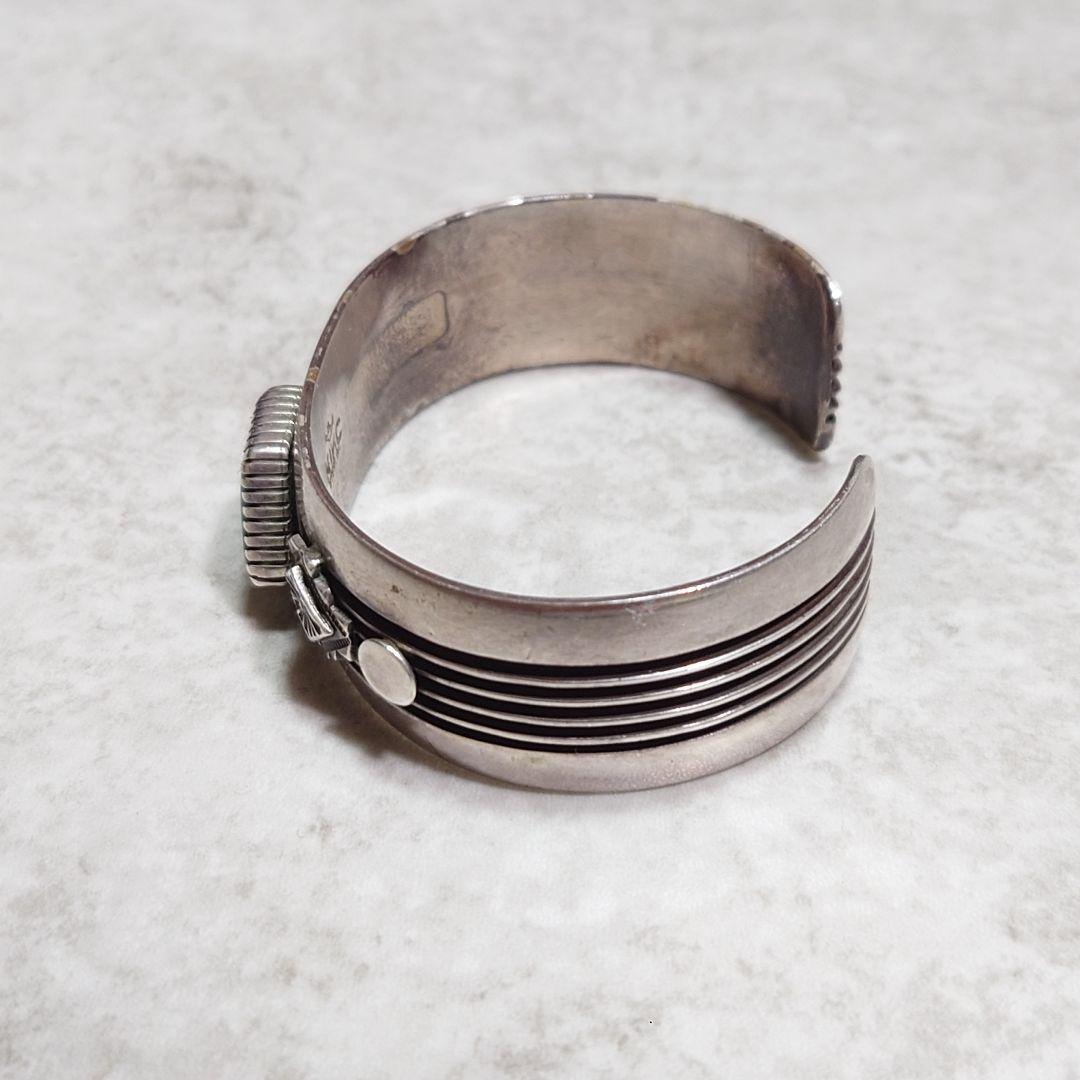 NAVAJO ナバホ Ray King ターコイズバングル SILVER925