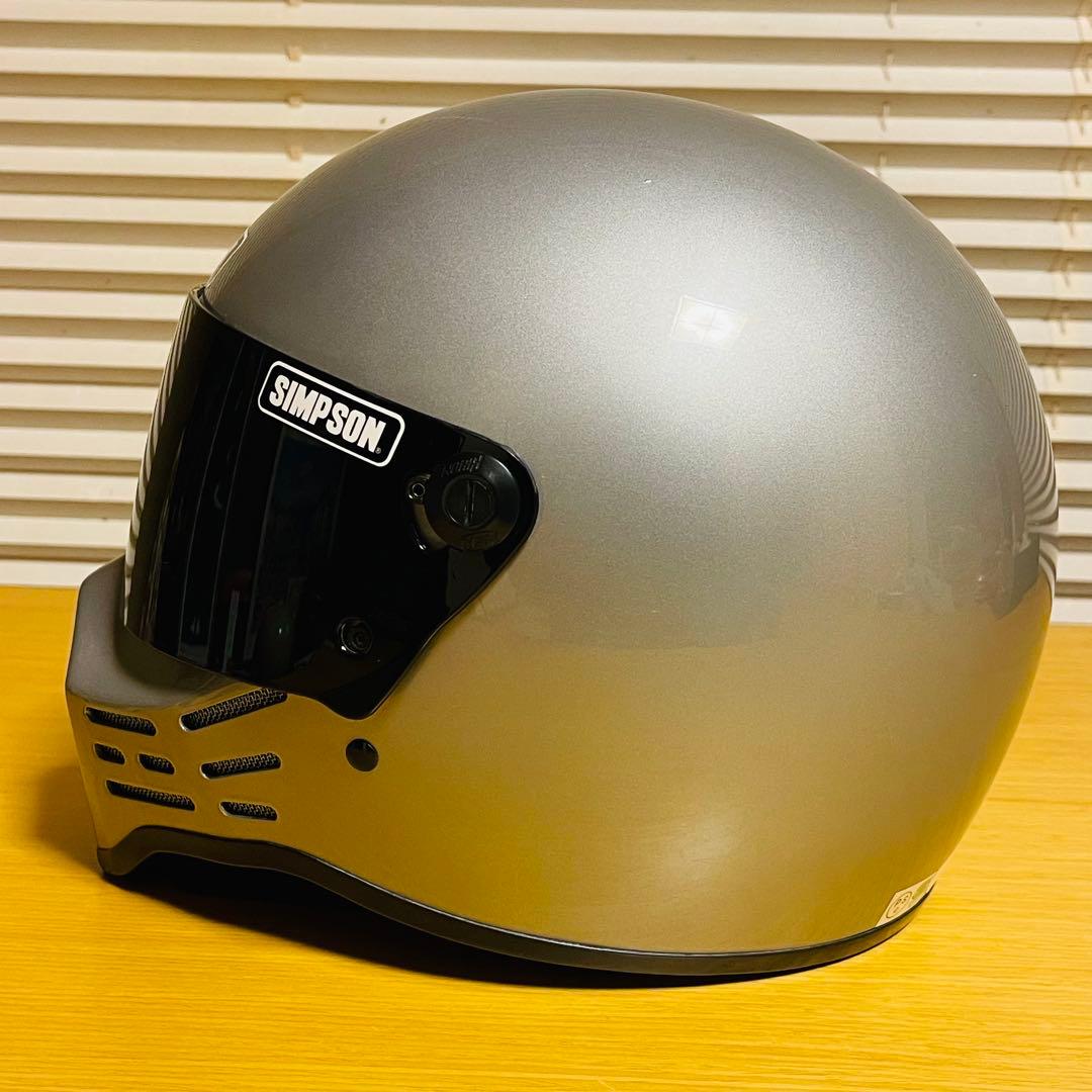 【美品】SIMPSON M30 シルバー 62cm スモークシールド装着