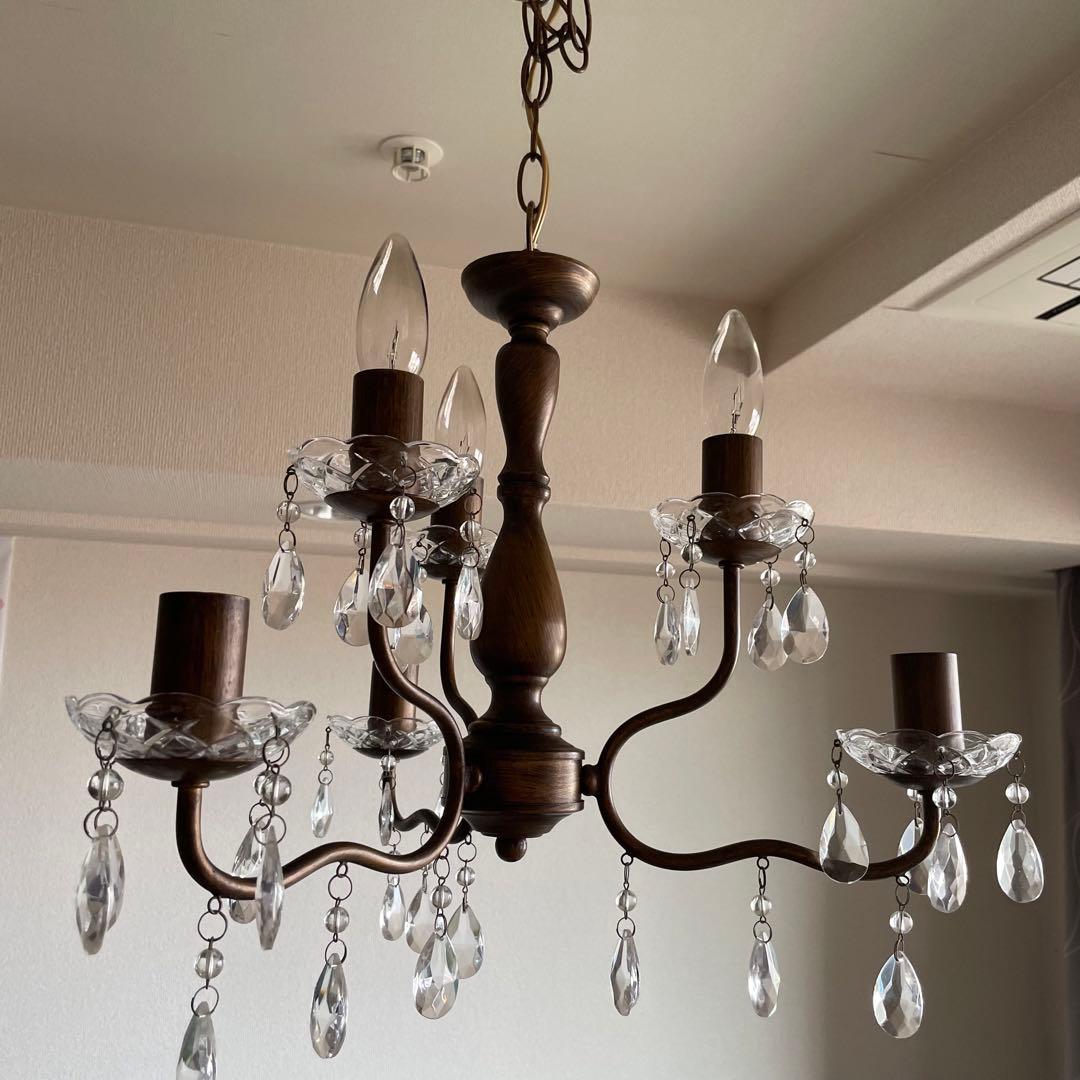 Laura Ashleyローラアシュレイ　シャンデリア 6灯