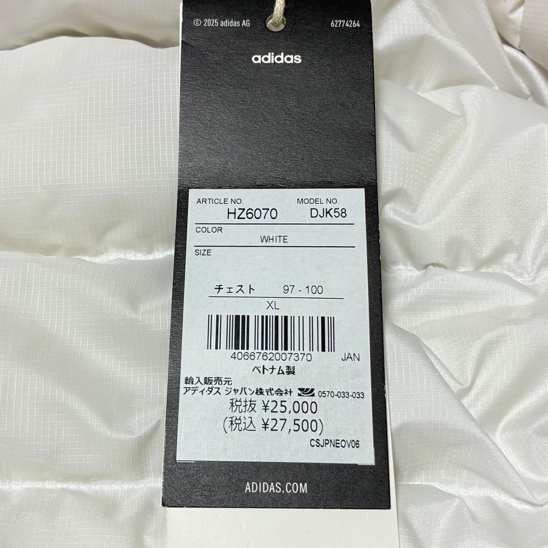 adidasゴルフ ダウンジャケット WIND.RDY 保温撥水 フルジップXL