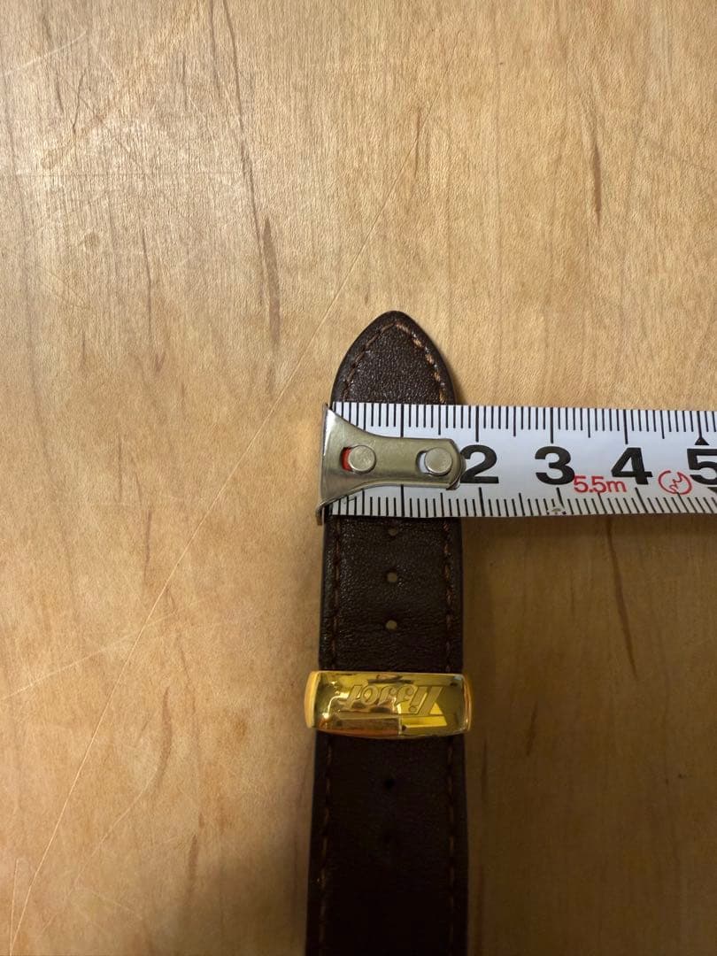 売約済　　Tissot バナナウォッチ　アナログ 腕時計 ゴールド/ブラック