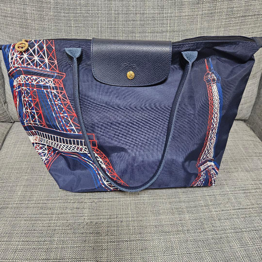 【美品】パリ限定 ロンシャン プリアージュ エッフェル塔 120周年