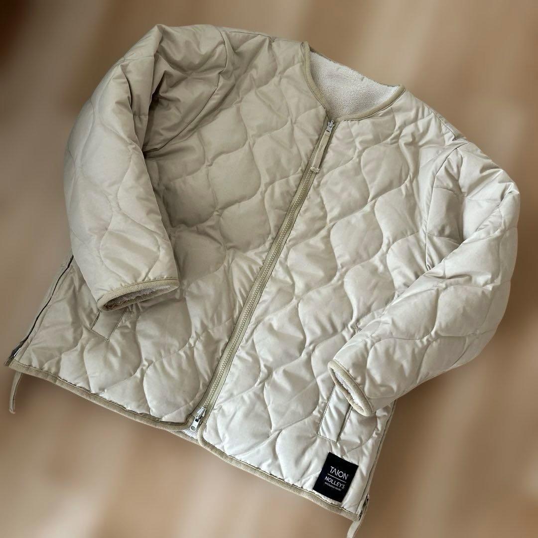 【WEB限定】【TAION/タイオン】別注ミリタリーリバーシブルダウン