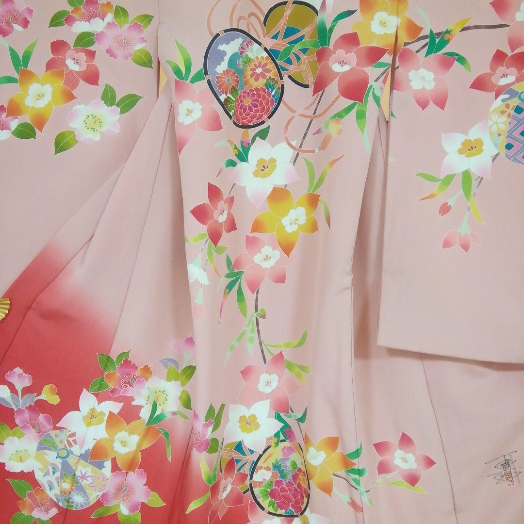 専用No.28　七五三　3歳　　正絹被布セット　加賀友禅