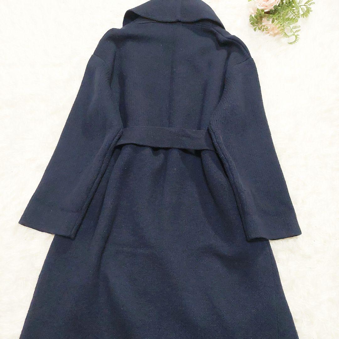 iCB ウール ニット カーディガン ガウンコート ベルト