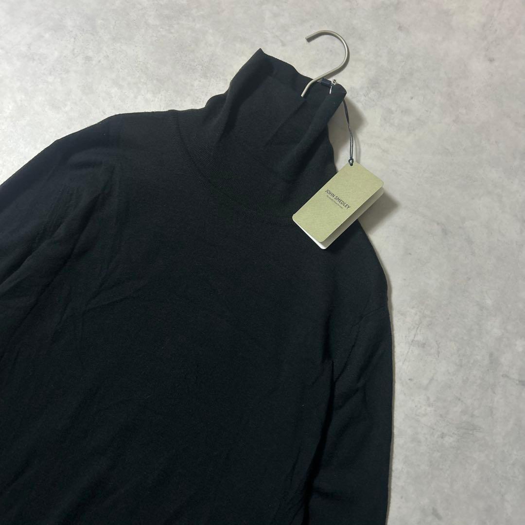 未使用タグ付き✨ジョンスメドレー タートルネックニット メリノウール 現行タグ