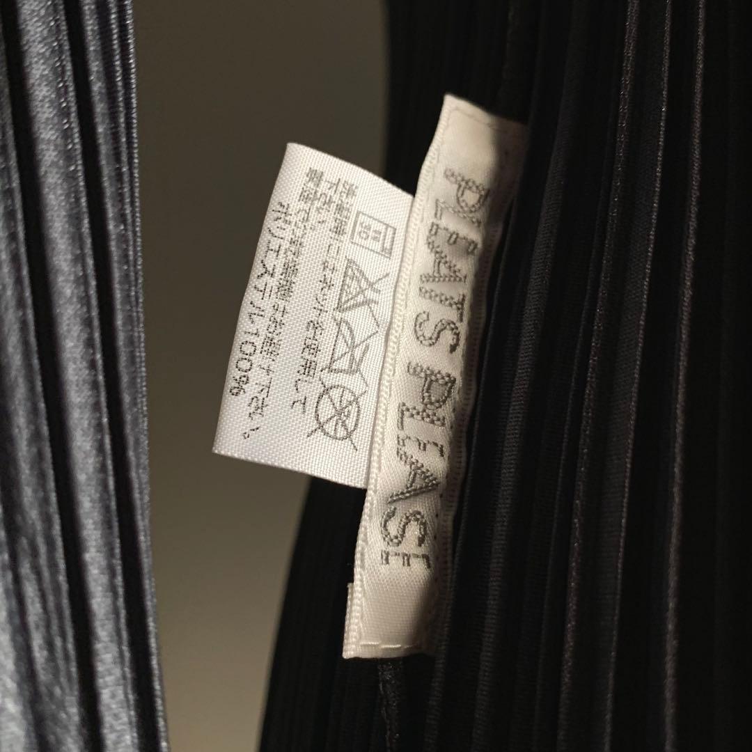 【極美品】PLEATS PLEASE プリーツ　モックネック　3 グレー系　長袖