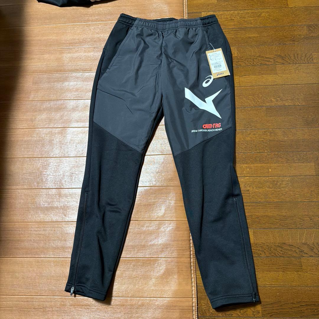 アシックスハイブリッドフリースフルジップフーディー・パンツ上下セットS 新品