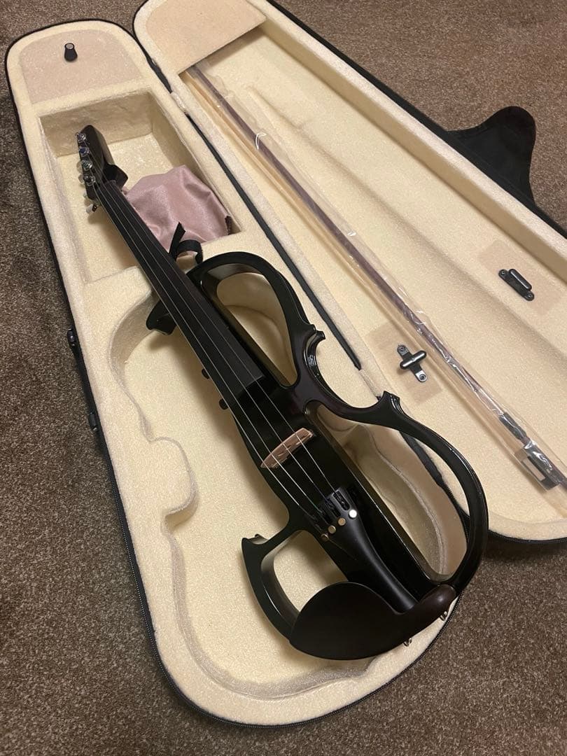 電子ヴィオラ　未使用品(弓、ケース付)