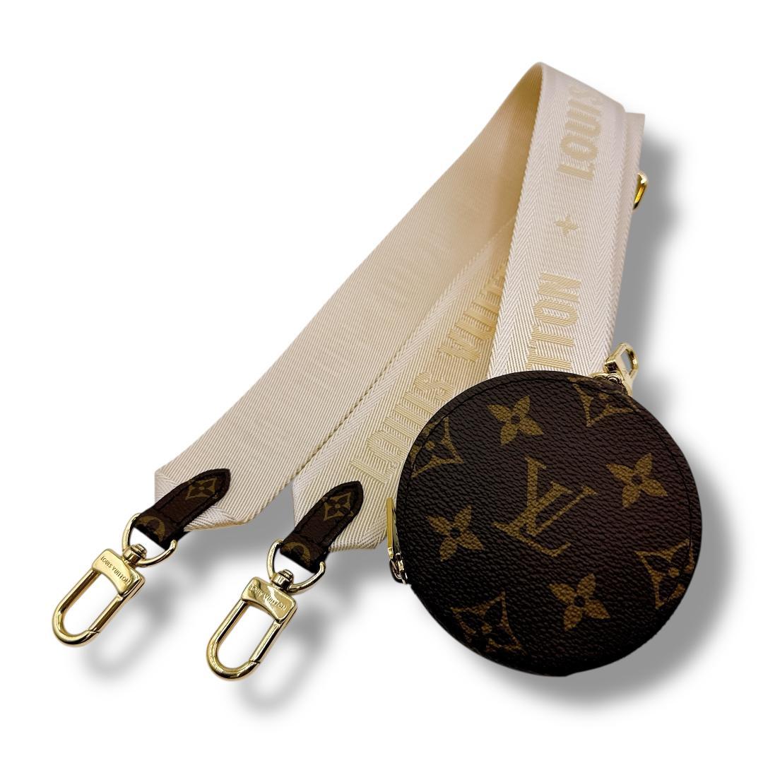 cat　★極美品 ルイヴィトン オンザゴー・ポーチ付きショルダーストラップ