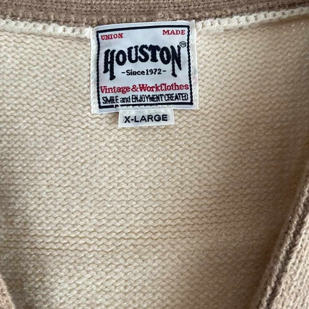 新品 HOUSTON ヒューストン スーベニア カーディガン アラスカ XL
