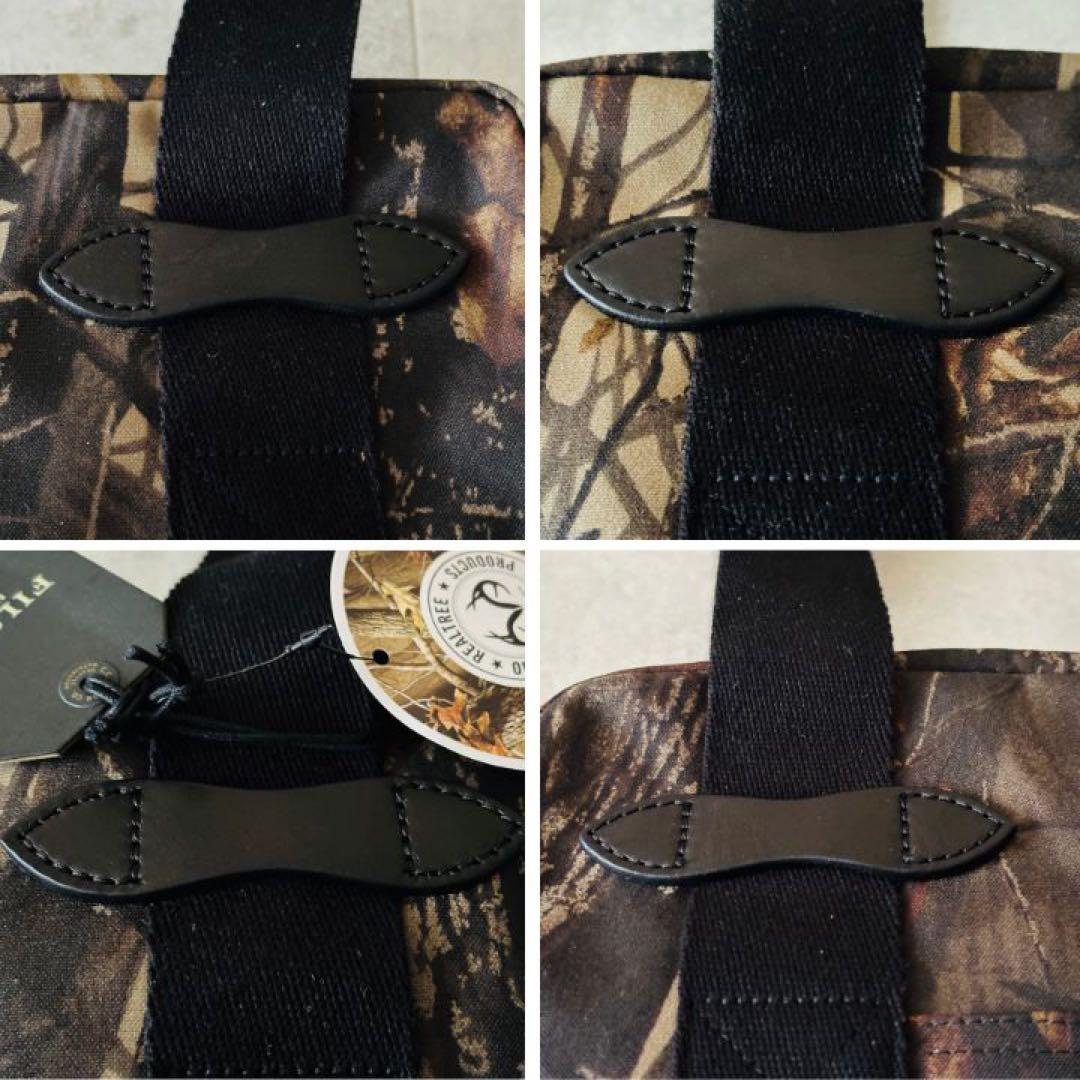 新品未使用タグ付 フィルソン ジッパートートバッグ ウッドカモ 肩掛け A4収納