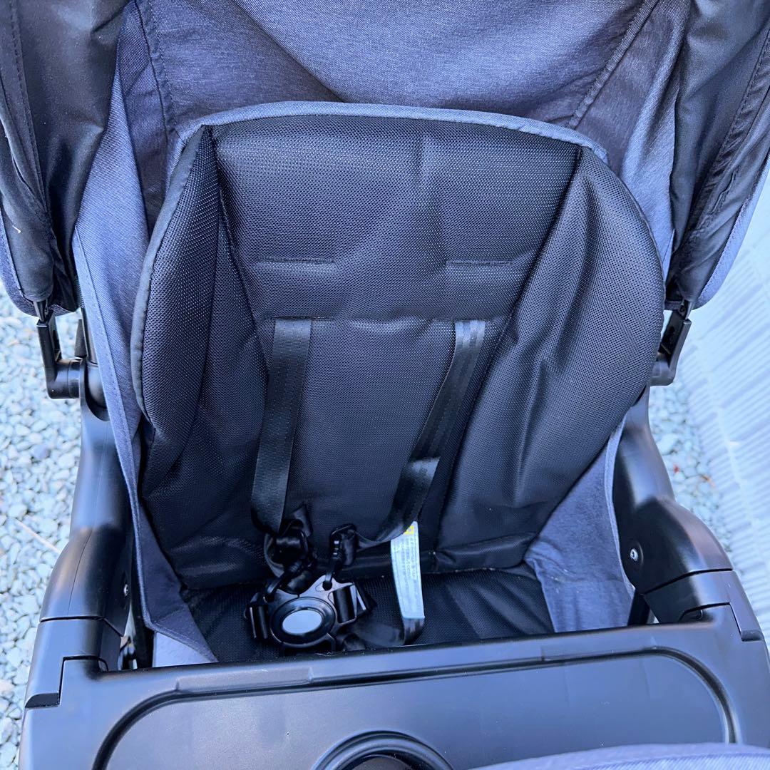 二人乗りベビーカー カトージ 二人でゴーDX デニム　KATOJI