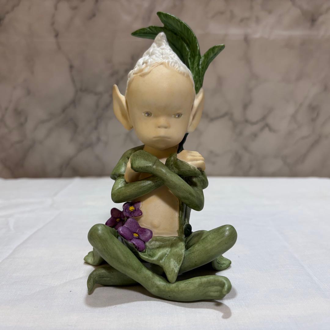 【希少】与勇輝　妖精　人形　陶器　ニングル　チュチュ