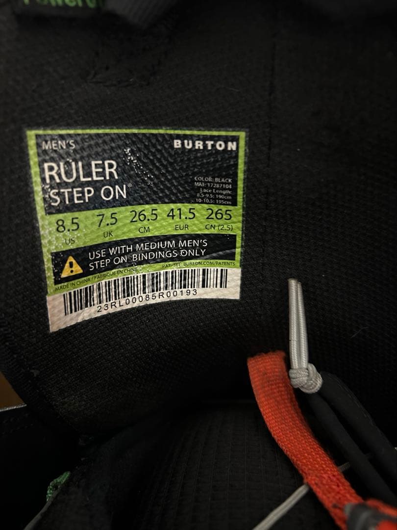 BURTON　ステップオンブーツ　ルーラー　26.5