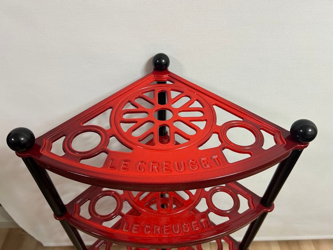 LE CREUSET(ル・クルーゼ)_ポットスタンド(赤)_5段