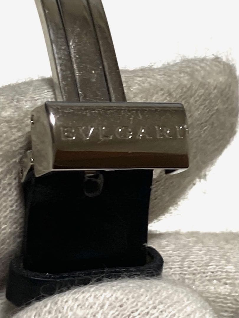 超美品！　BVLGARI ブルガリ　ビーゼロワン 黒文字盤　レディース腕時計