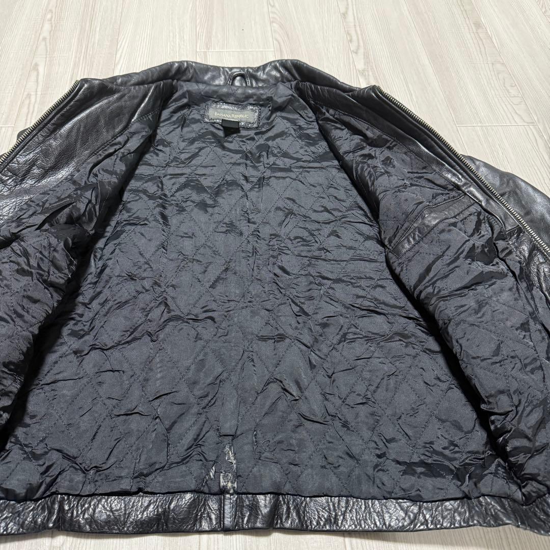 BANANA REPUBLIC 90's 黒タグ レザージャケット ドリズラー