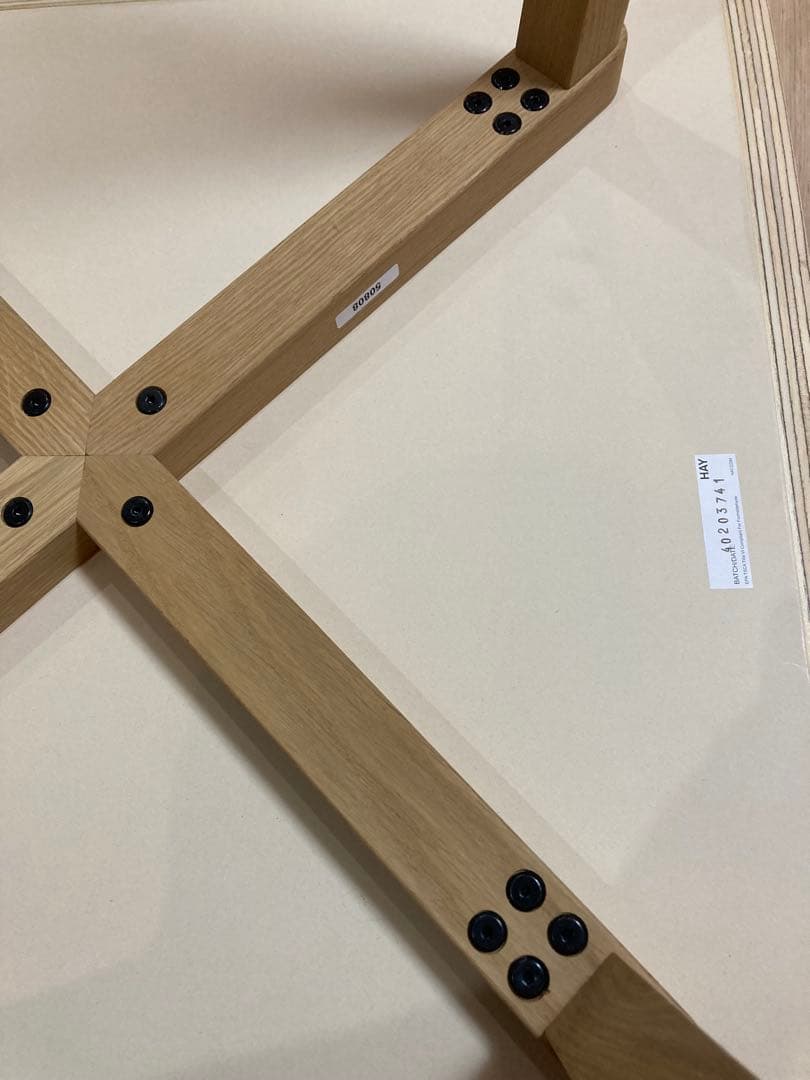 HAY CPH210 w75 正方形ダイニングテーブル　グレーリノリウム