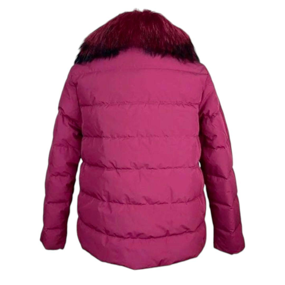 交渉可◯大きいサイズ☆MAX&Co. ラクーンファー ダウンジャケット 極暖