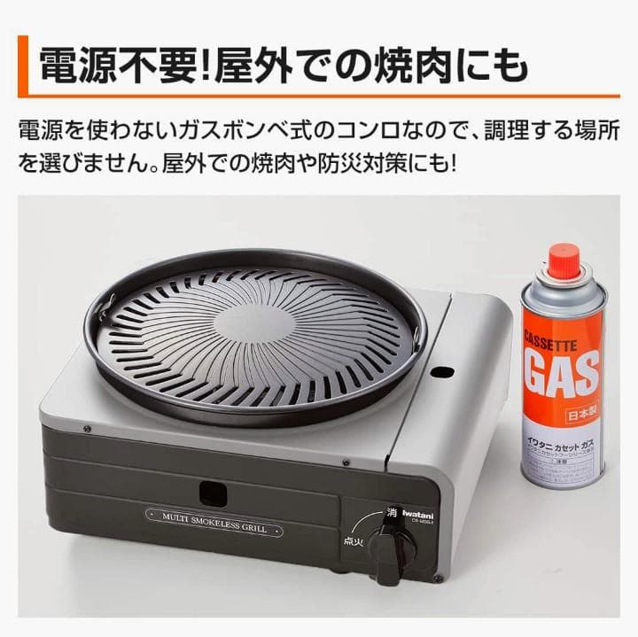 新品 イワタニ CB-MSG-1-J モークレスグリル マルチ鍋セット たこ焼き