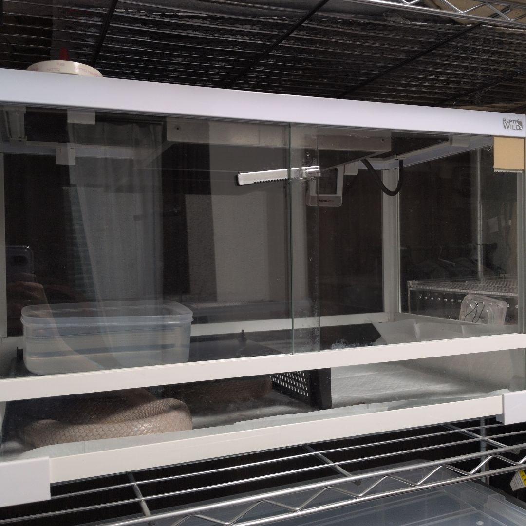 飼育 ケージ ＋ 暖突＋パネルヒーター＋サーモスタット