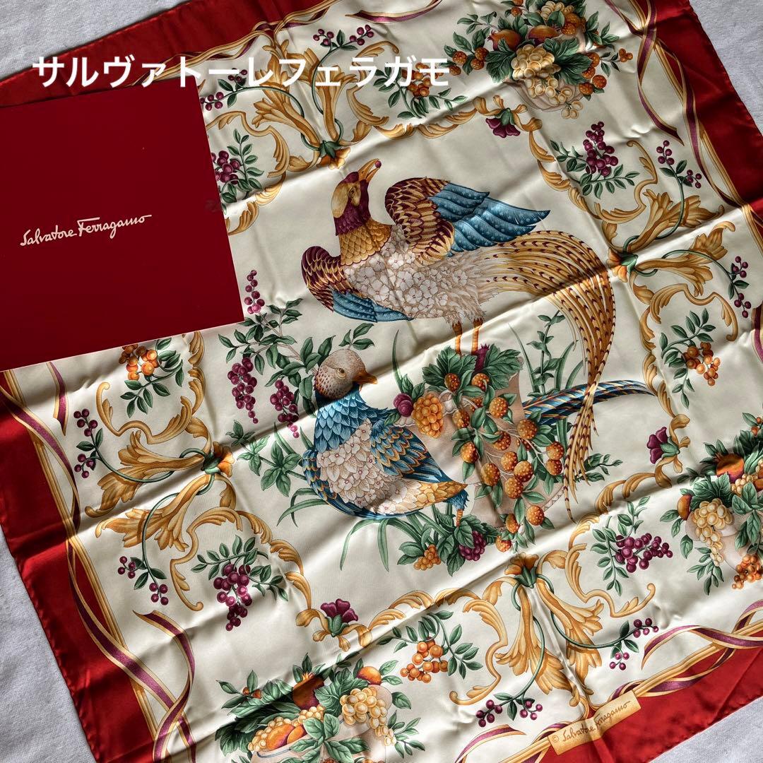 Sakado Express様　サルヴァトーレフェラガモ　スカーフ　ヴィンテージ
