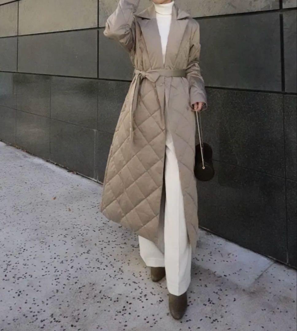 【2025aw完売品】TAION anuans コラボ　チェスターロングダウン