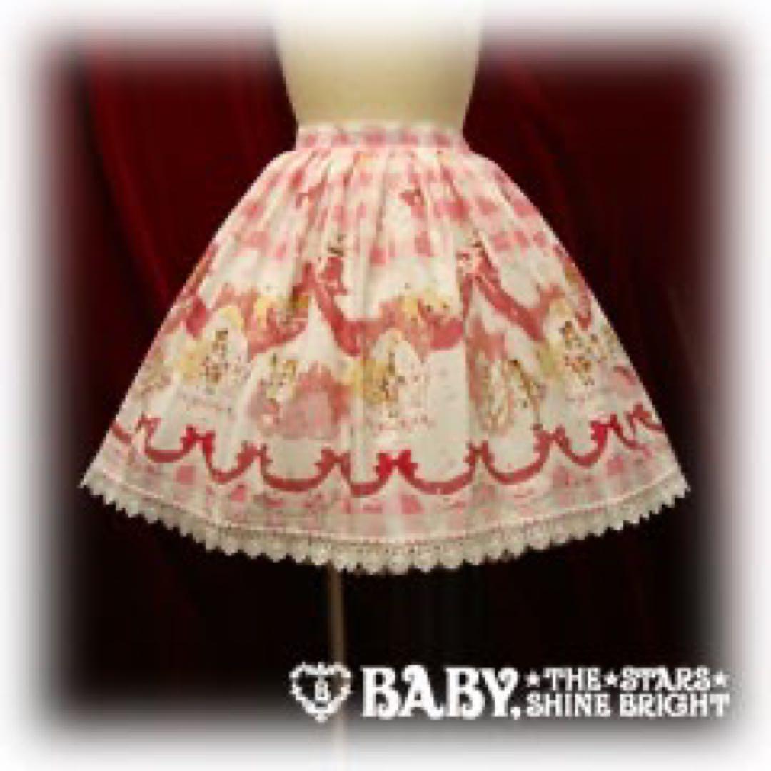 BABY,THE STARS アリスのリボン王国柄スカート