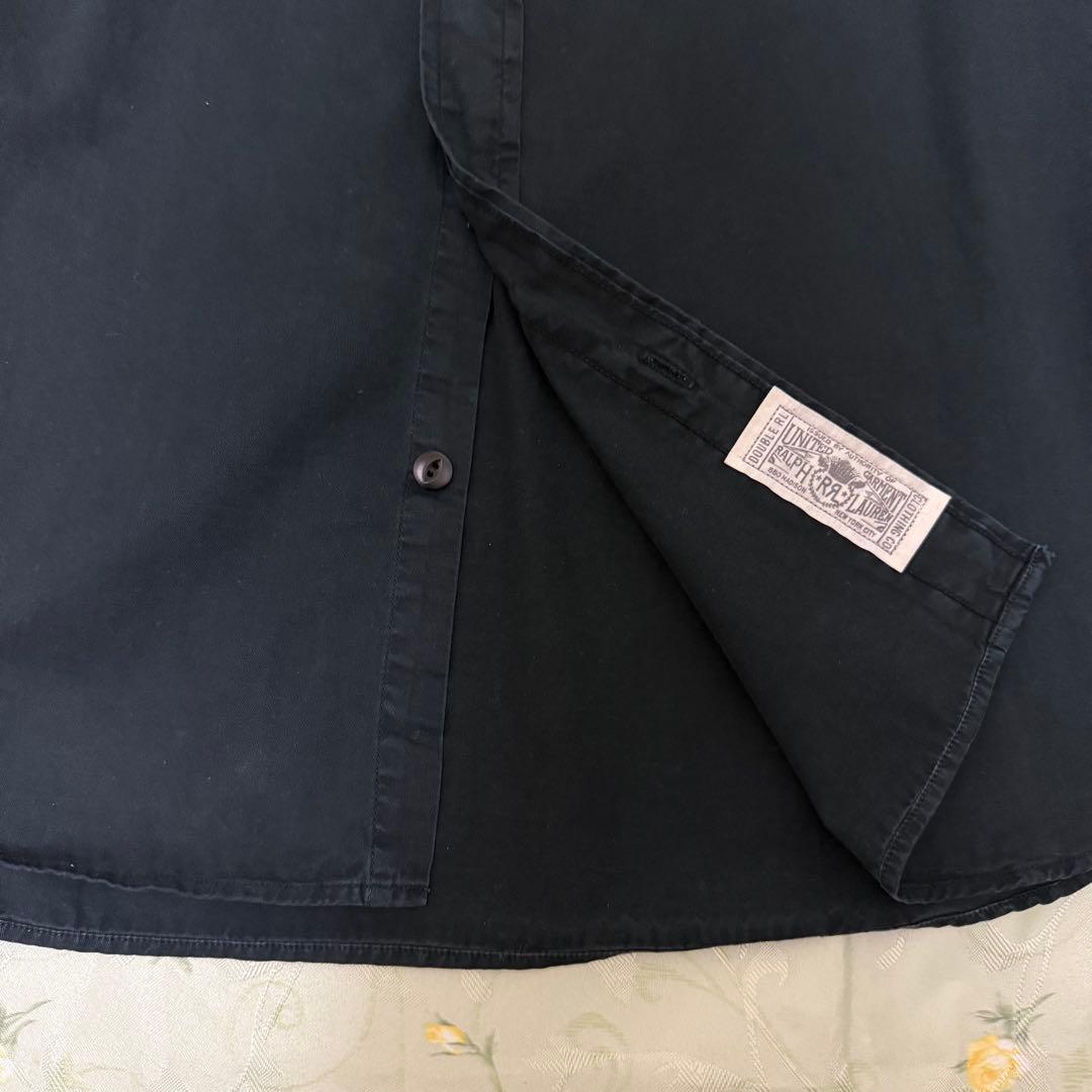 RRL 正規品 ダブルアールエル ブラック 黒 長袖シャツ S