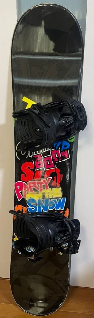 値下　子供　SLQ スノーボード 120cm バインディング・収納ケース付き