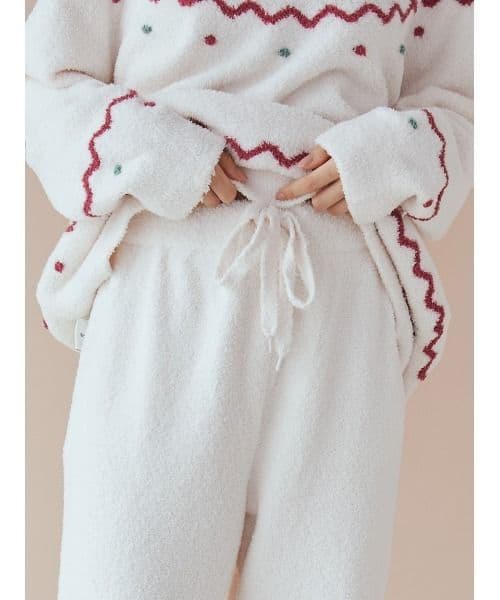 【ラッピング付】正規品♡新品 ジェラートピケ ノルディック上下セット　ホワイト