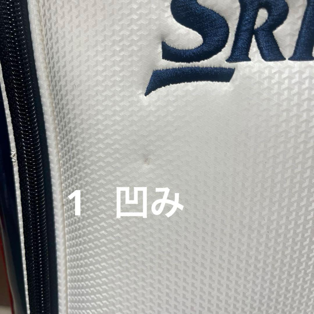 SRIXONキャディバッグ（ホワイト/レッド/ネイビー）