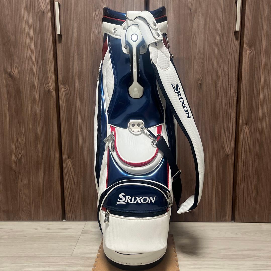 SRIXONキャディバッグ（ホワイト/レッド/ネイビー）