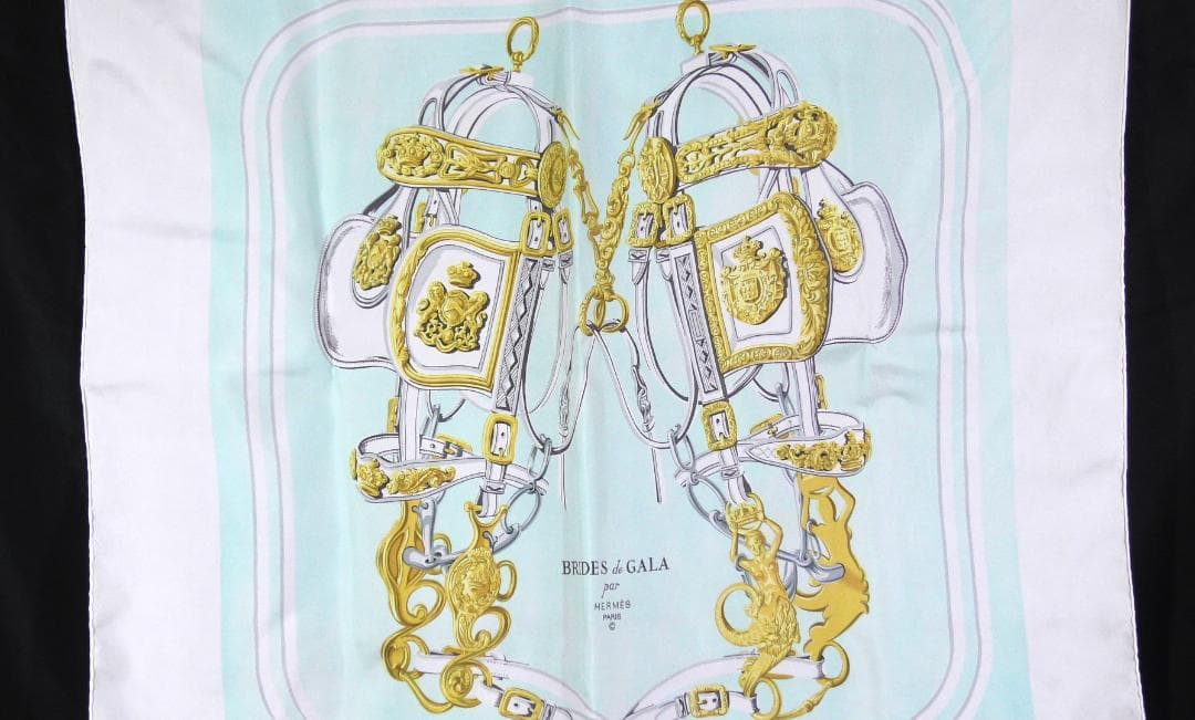 HERMES エルメス　大判スカーフ　カレ90　 D469