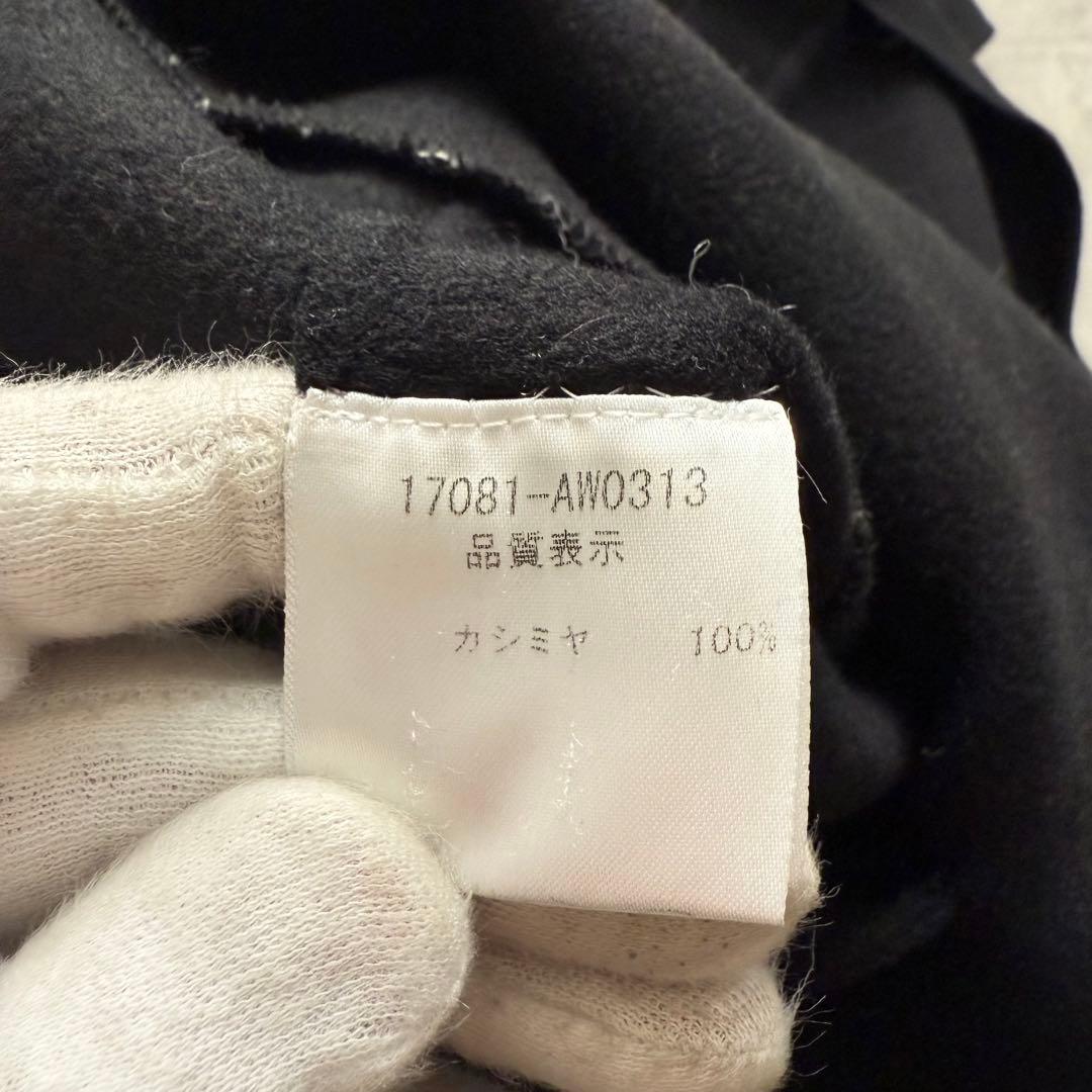 フォクシー　ロングコート　ジレ　アウター　カシミヤ100％　黒　　40