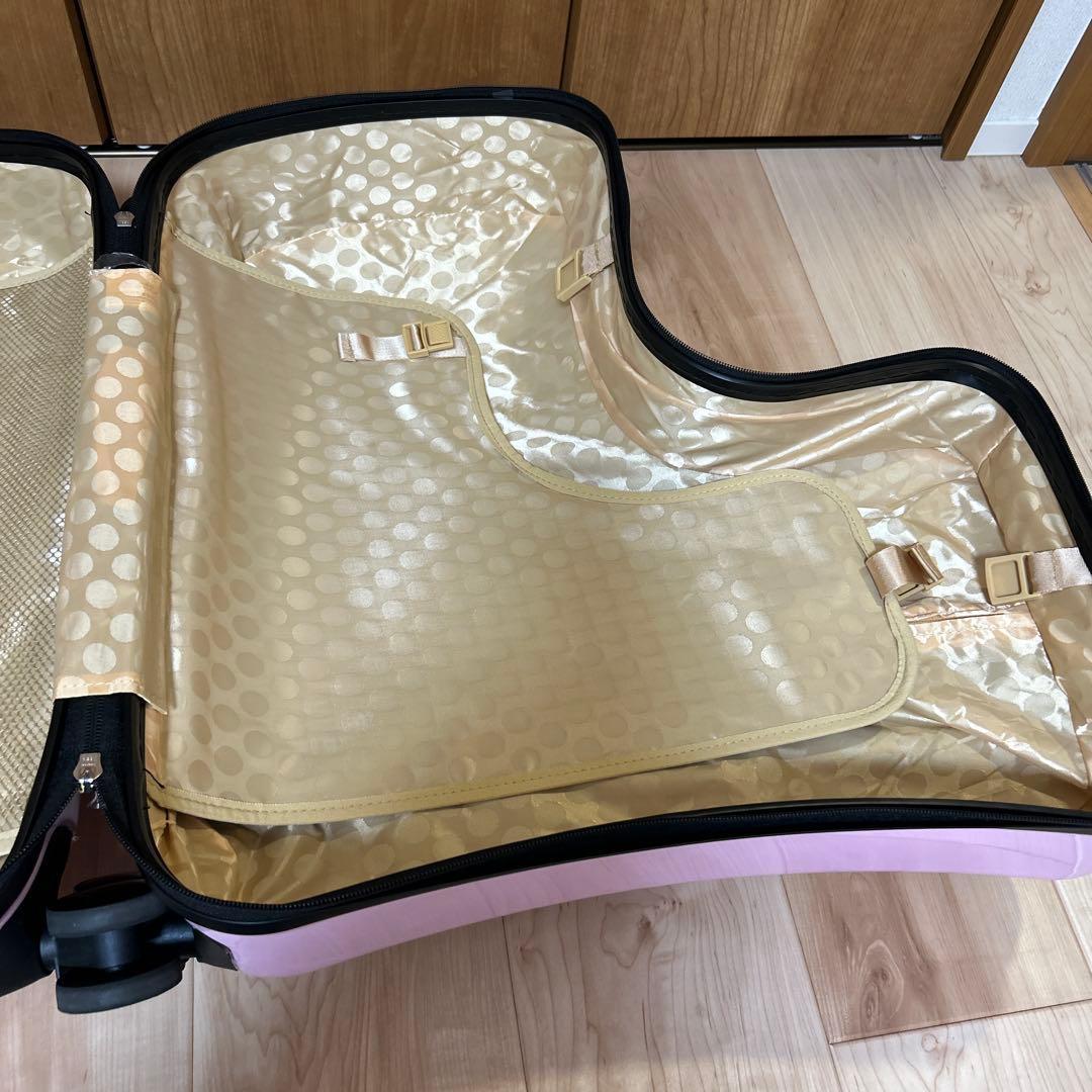 [NORICCO]ノリッコ子どもが乗れるキャリーケース　ベビーピンク