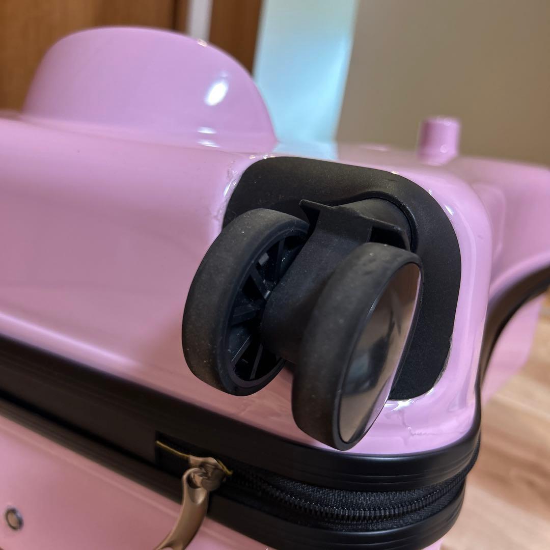 [NORICCO]ノリッコ子どもが乗れるキャリーケース　ベビーピンク