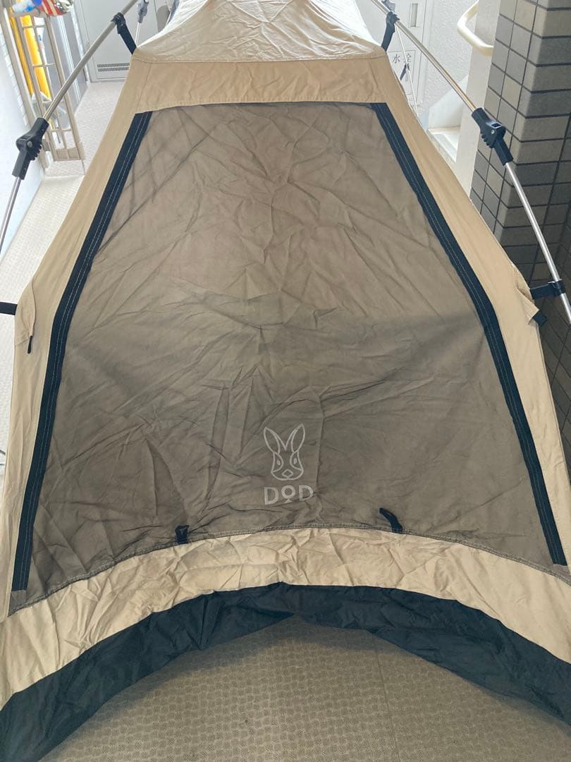 DOD カンガルーテントS ワンタッチ構造 グランドシート付き