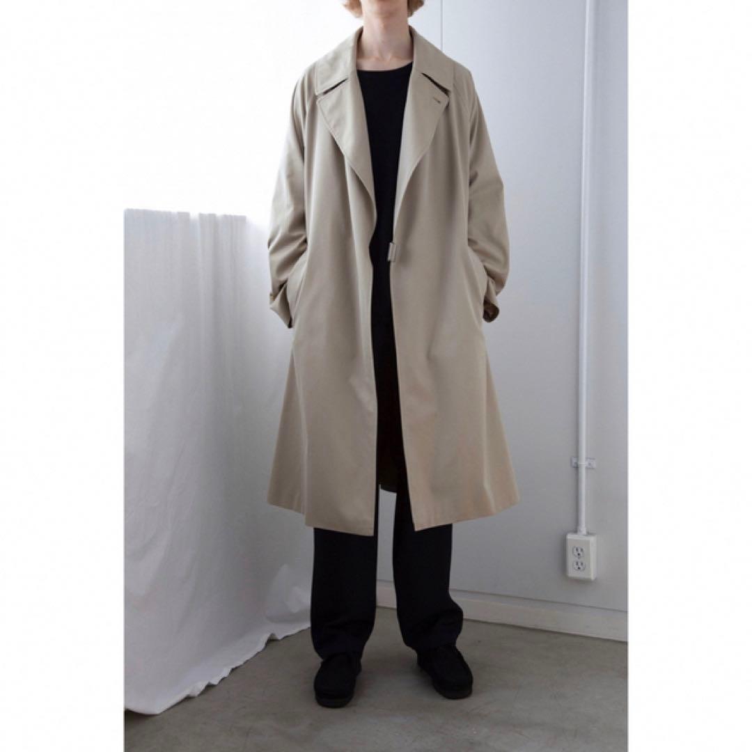 comoliコモリ20ssコットンギャバタイロッケンコート1美品