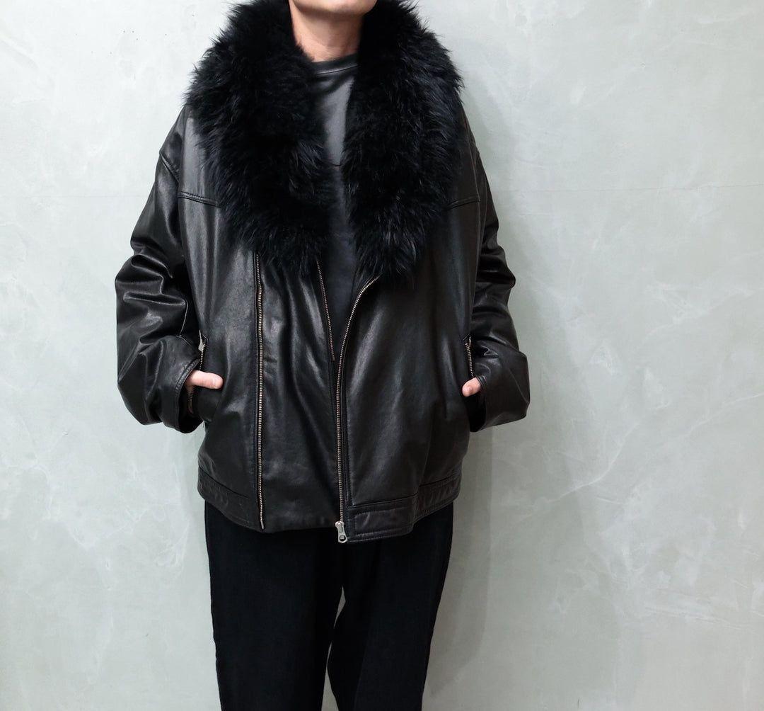 barbell object ライダース　レザージャケット